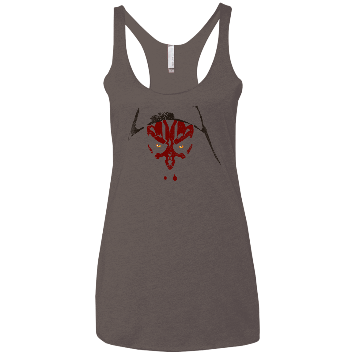 T-Shirts Macchiato / X-Small Darth M Women's Triblend Racerback Tank