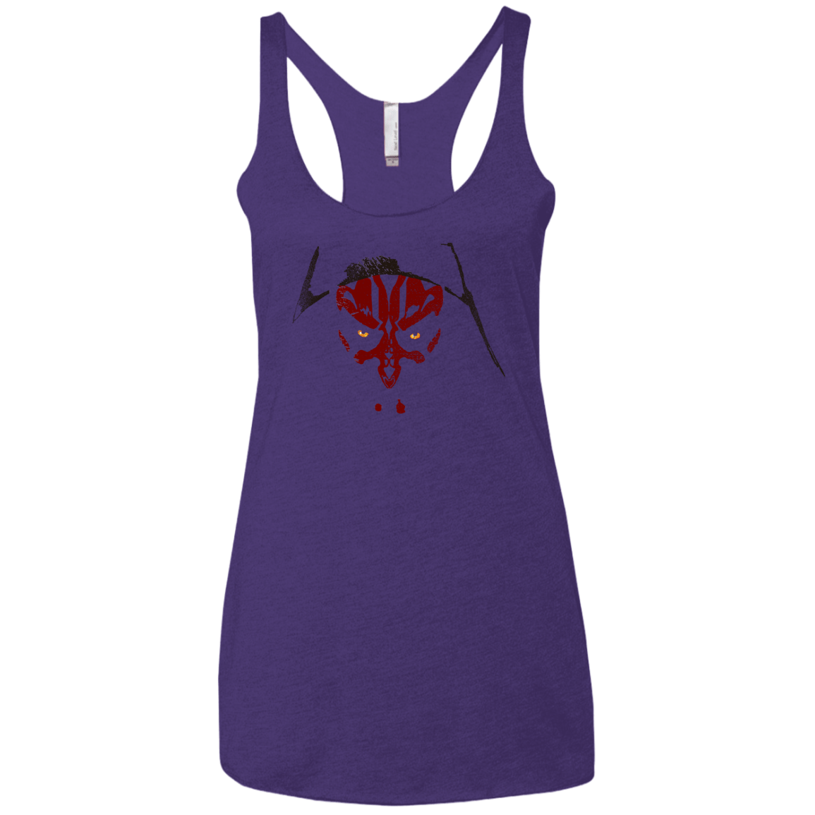 T-Shirts Purple Rush / X-Small Darth M Women's Triblend Racerback Tank
