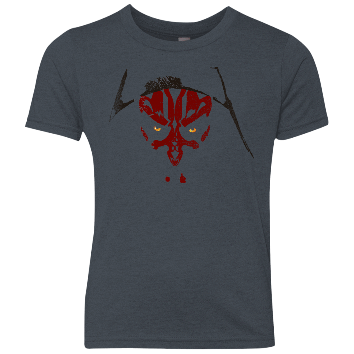 T-Shirts Vintage Navy / YXS Darth M Youth Triblend T-Shirt