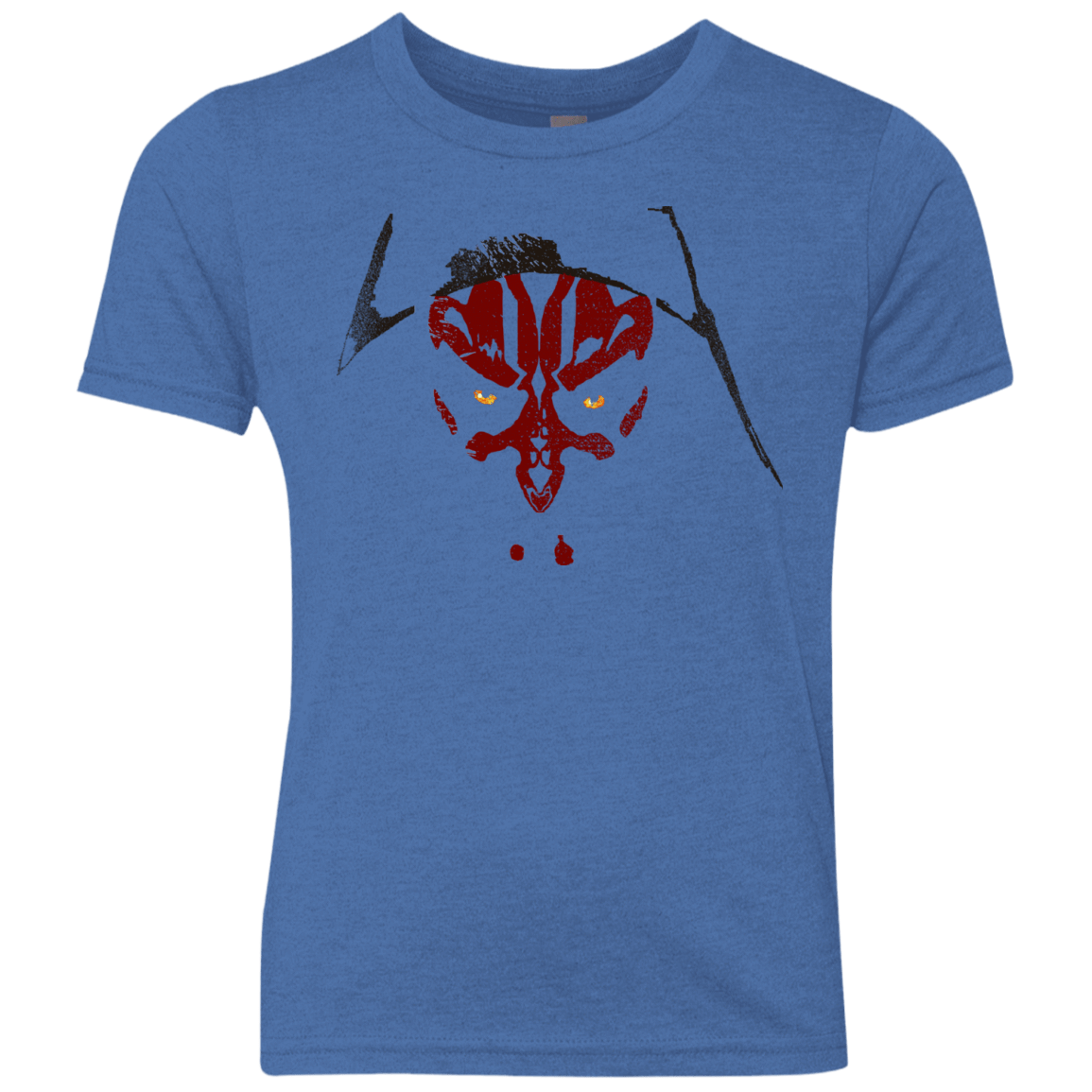 T-Shirts Vintage Royal / YXS Darth M Youth Triblend T-Shirt