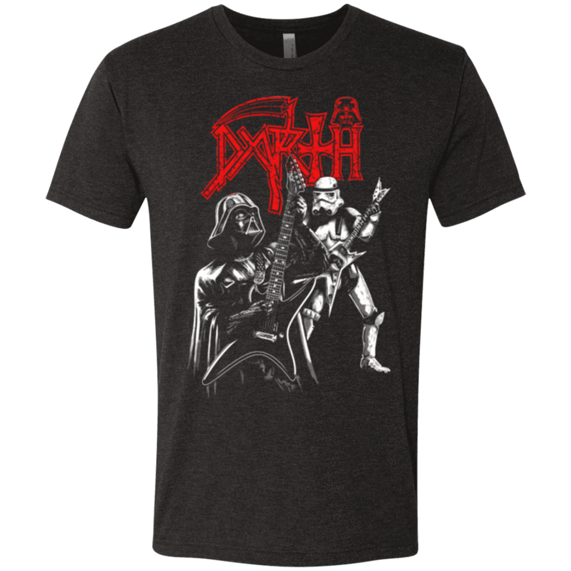T-Shirts Vintage Black / Small DARTH METAL Men's Triblend T-Shirt