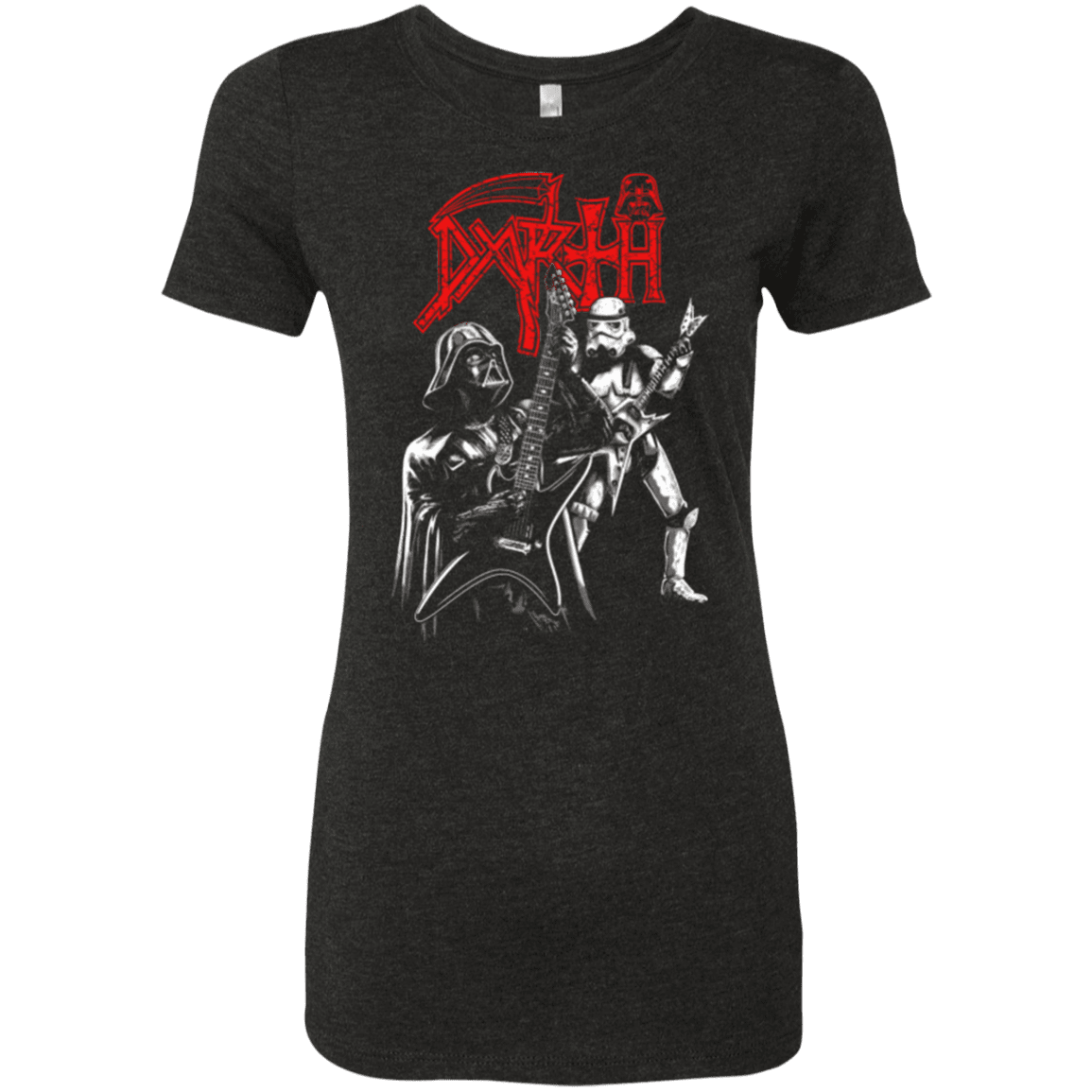 T-Shirts Vintage Black / Small DARTH METAL Women's Triblend T-Shirt