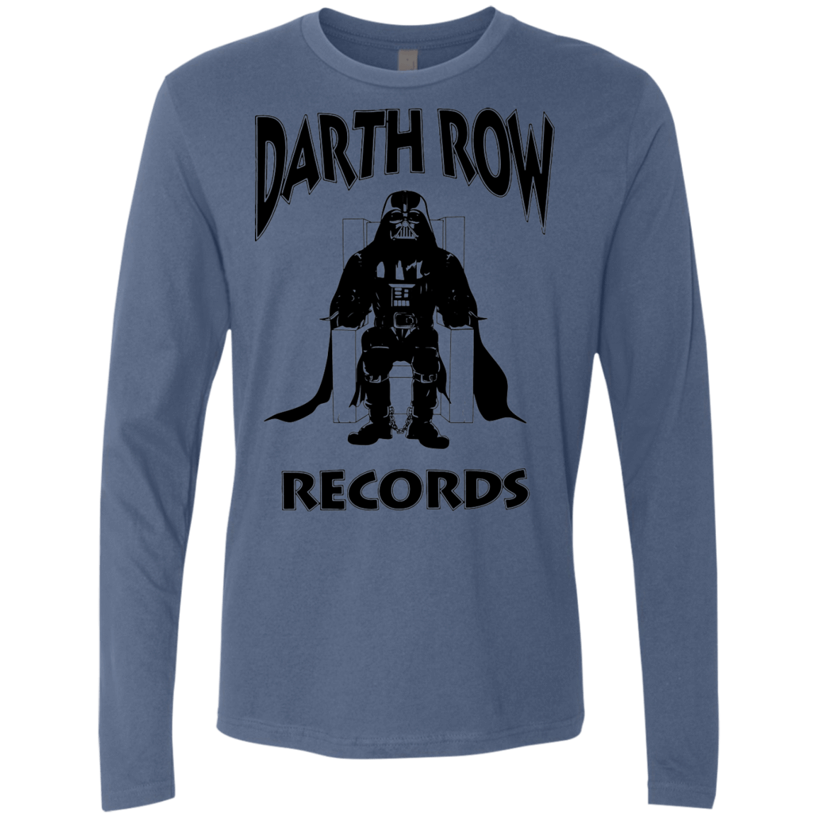 T-Shirts Indigo / Small Darth Row Records Men's Premium Long Sleeve