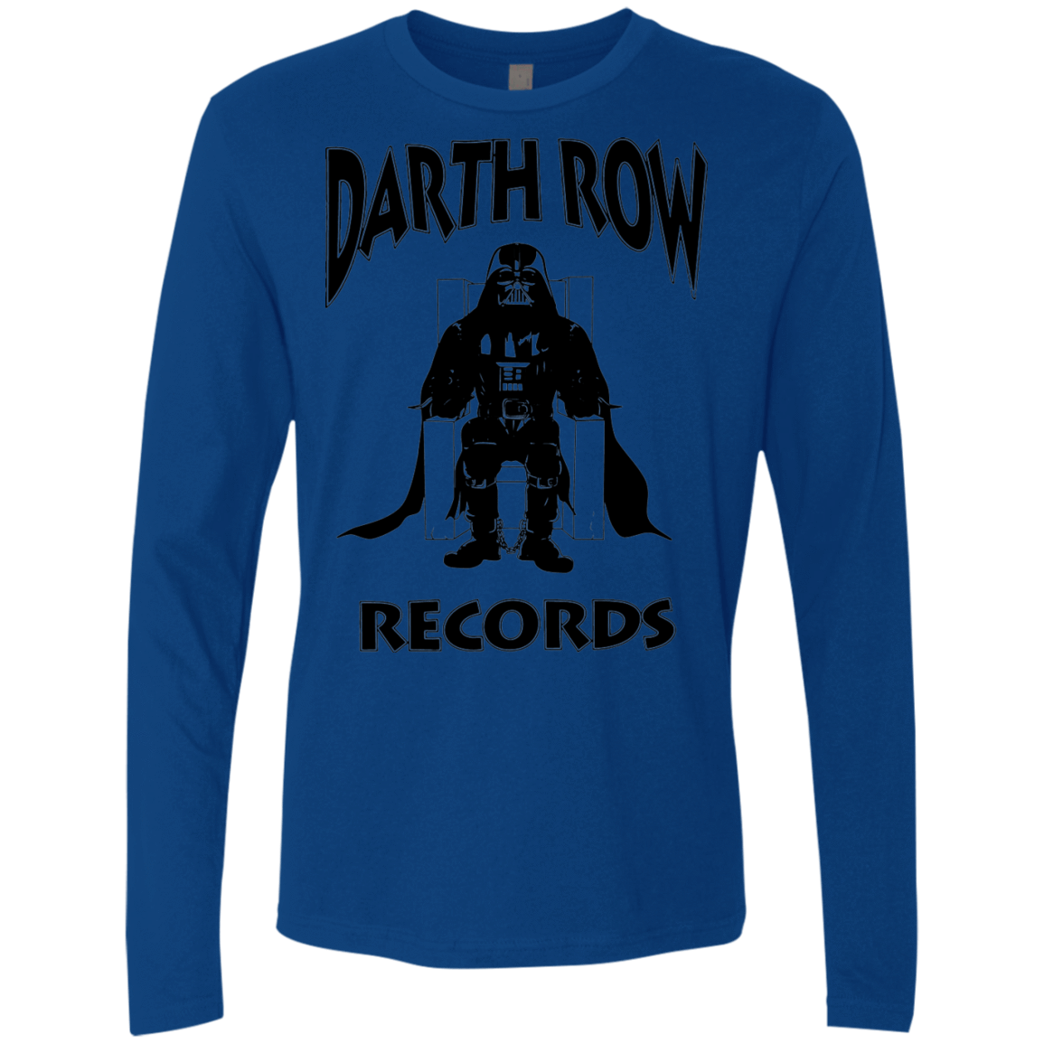 T-Shirts Royal / Small Darth Row Records Men's Premium Long Sleeve