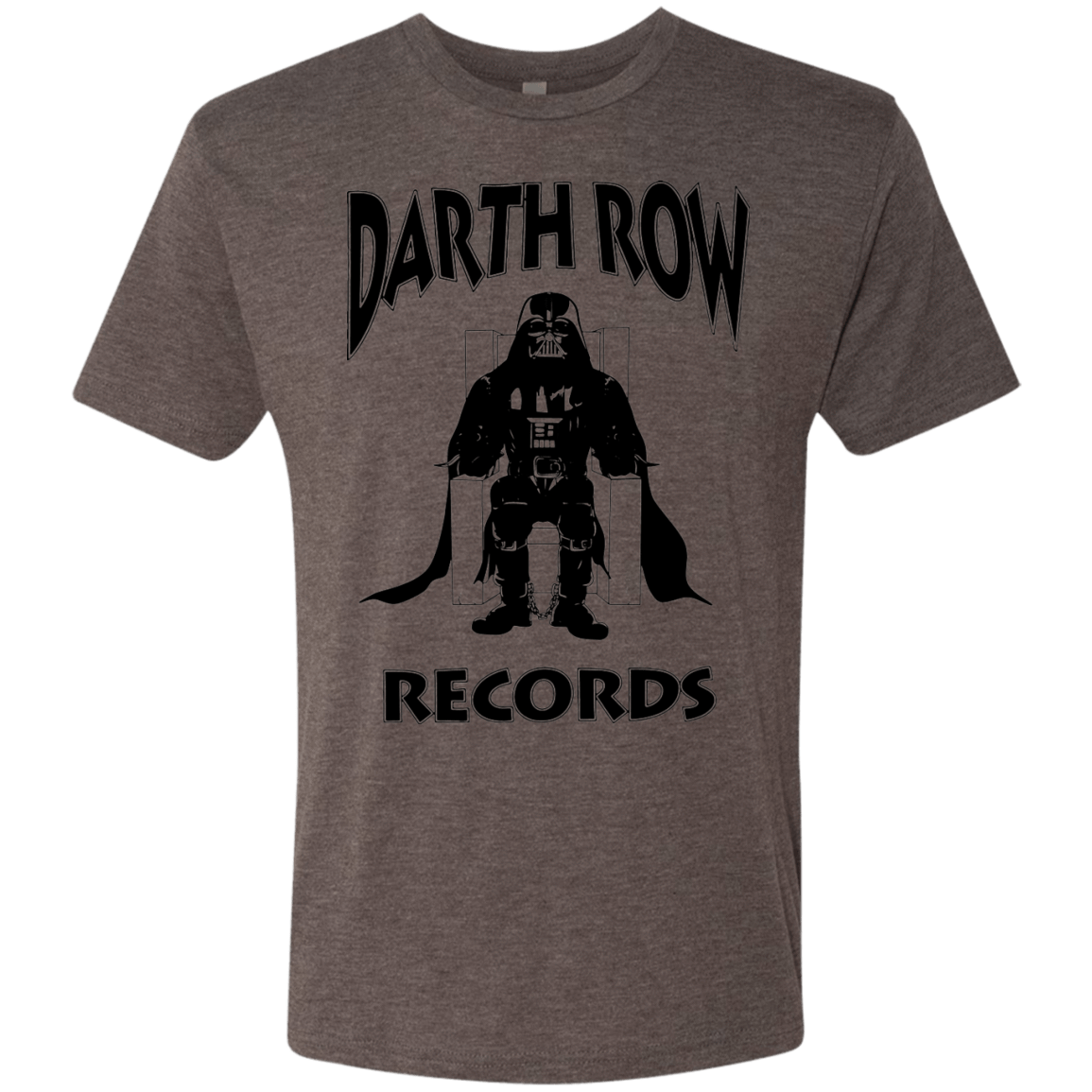 T-Shirts Macchiato / Small Darth Row Records Men's Triblend T-Shirt