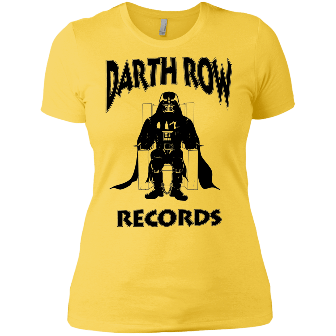 T-Shirts Vibrant Yellow / X-Small Darth Row Records Women's Premium T-Shirt