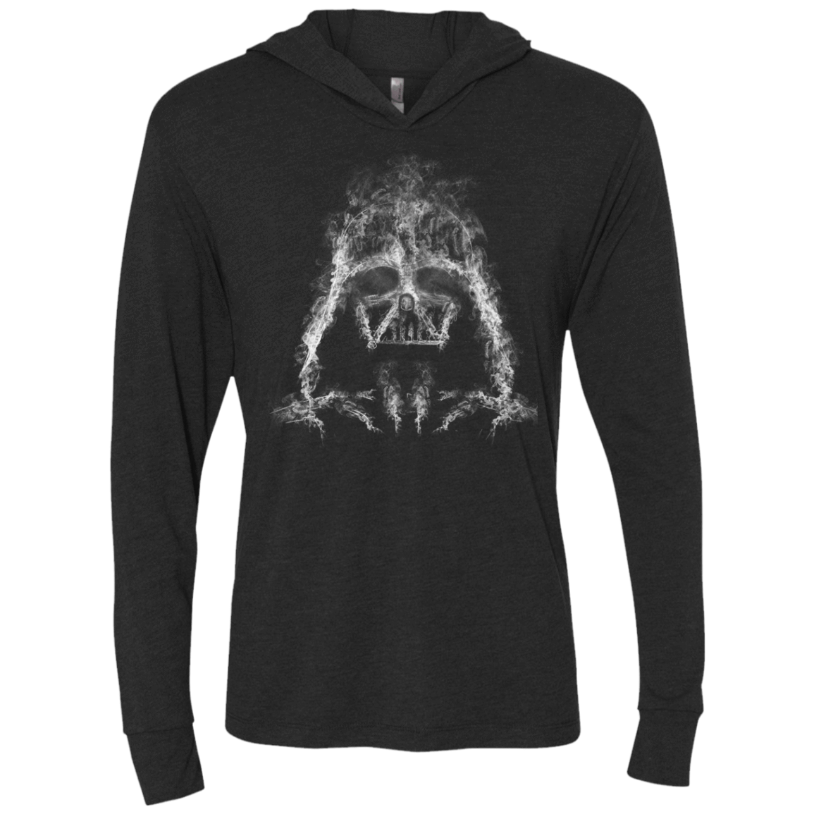 T-Shirts Vintage Black / X-Small Darth Smoke Triblend Long Sleeve Hoodie Tee