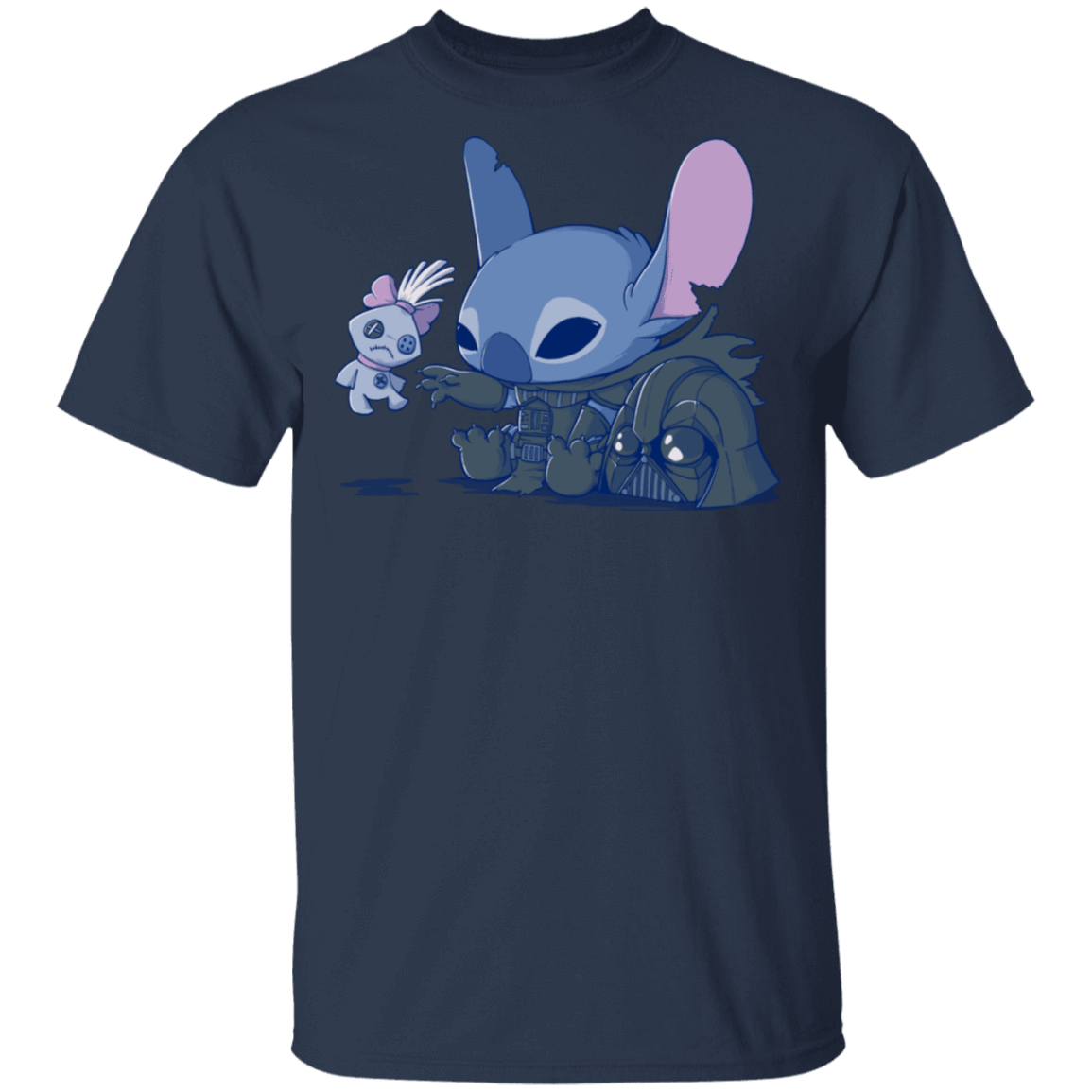 T-Shirts Navy / S Darth Stitch T-Shirt