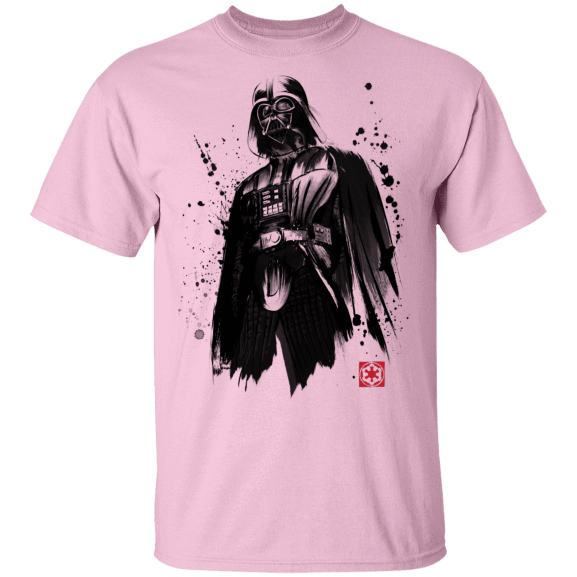 T-Shirts Light Pink / S Darth Sumi-E T-Shirt