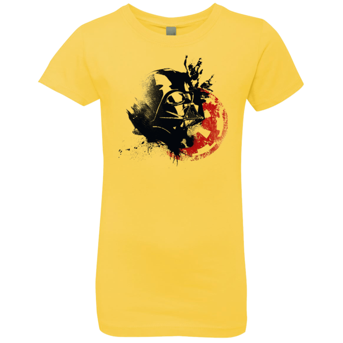 T-Shirts Vibrant Yellow / YXS Darth V Girls Premium T-Shirt