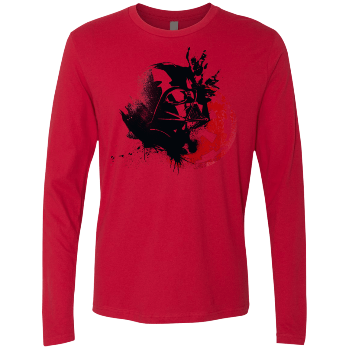 T-Shirts Red / S Darth V Men's Premium Long Sleeve