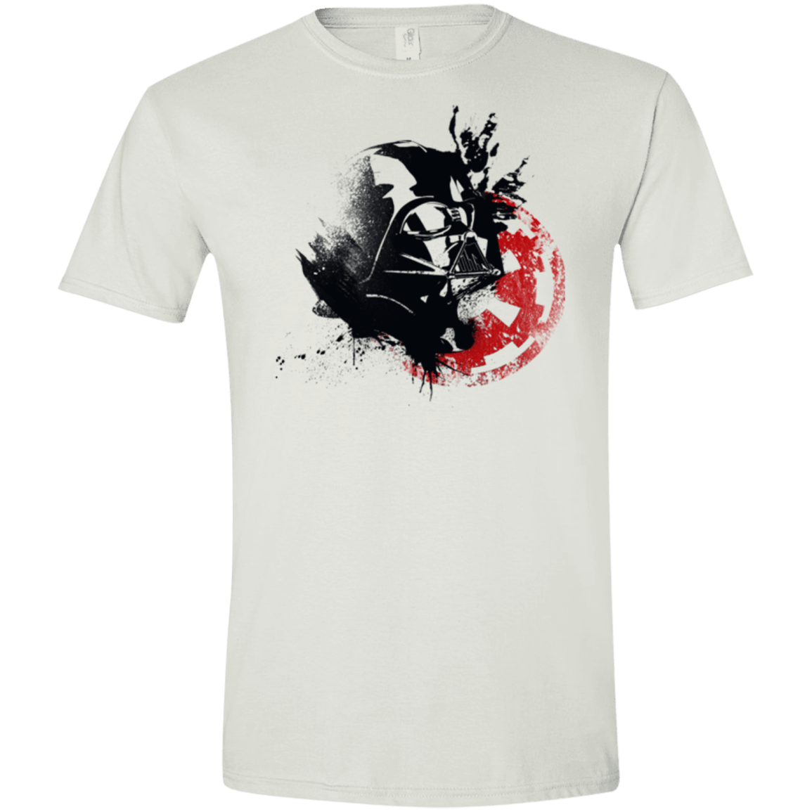 T-Shirts White / X-Small Darth V Men's Semi-Fitted Softstyle