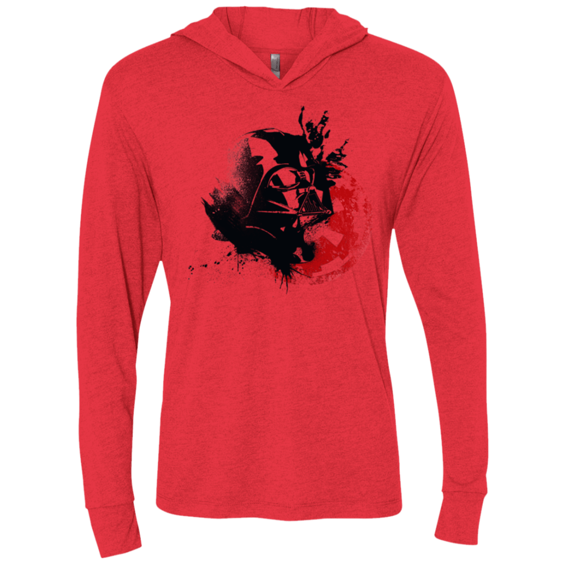 T-Shirts Vintage Red / X-Small Darth V Triblend Long Sleeve Hoodie Tee