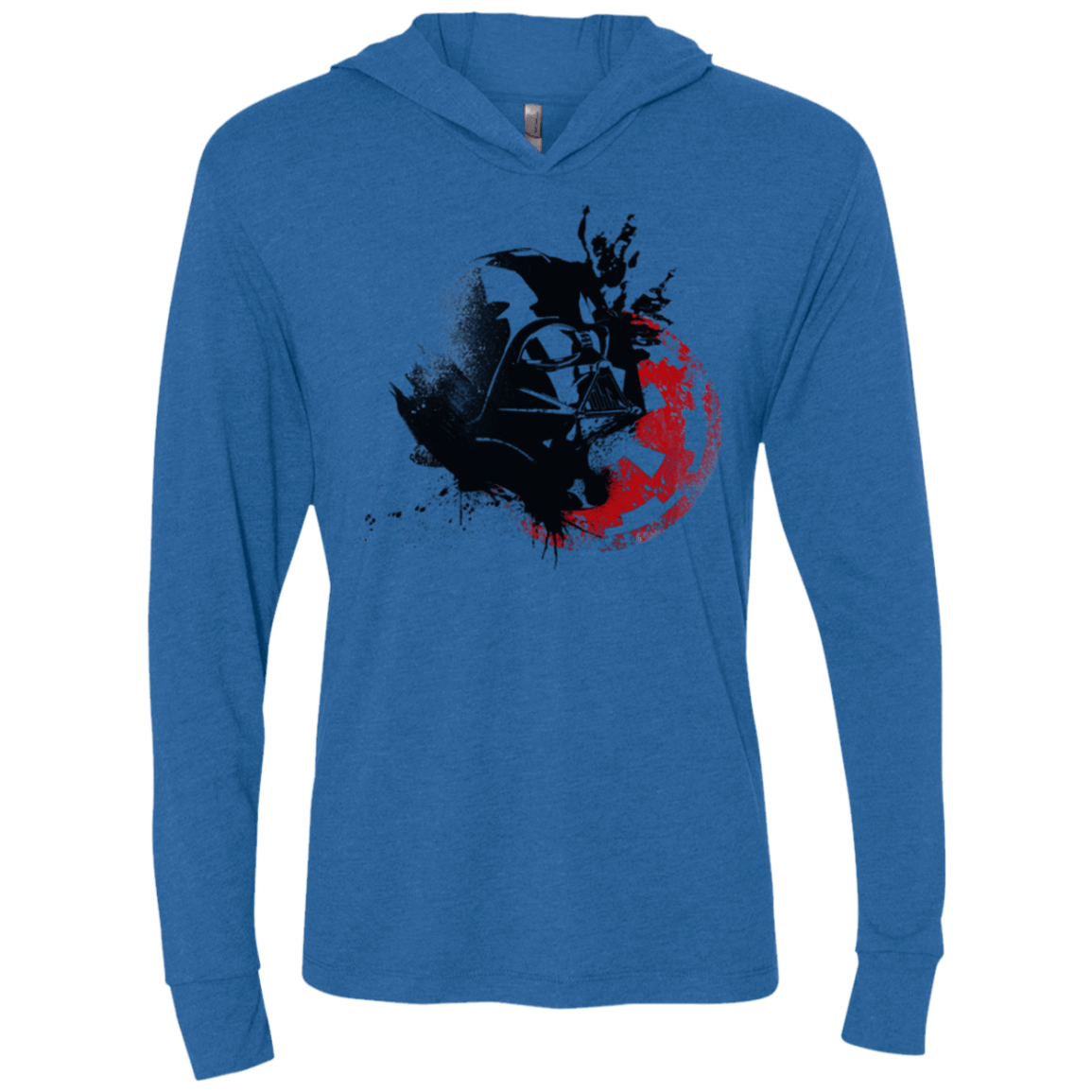 T-Shirts Vintage Royal / X-Small Darth V Triblend Long Sleeve Hoodie Tee