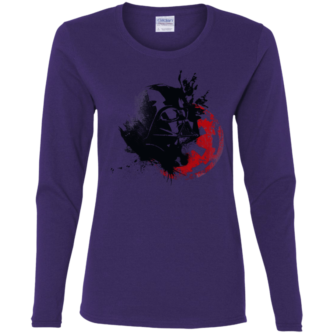 T-Shirts Purple / S Darth V Women's Long Sleeve T-Shirt