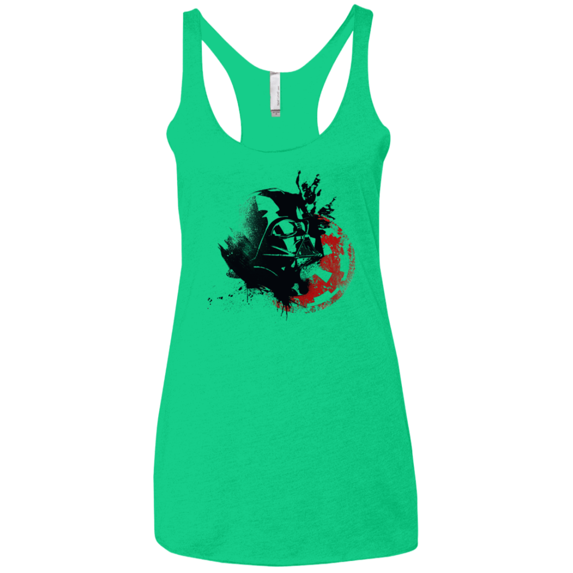T-Shirts Envy / X-Small Darth V Women's Triblend Racerback Tank