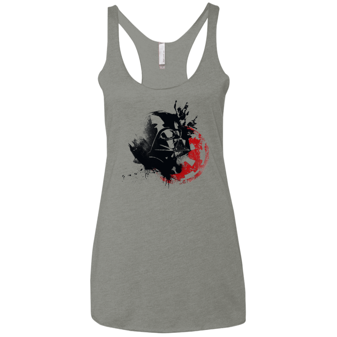T-Shirts Venetian Grey / X-Small Darth V Women's Triblend Racerback Tank