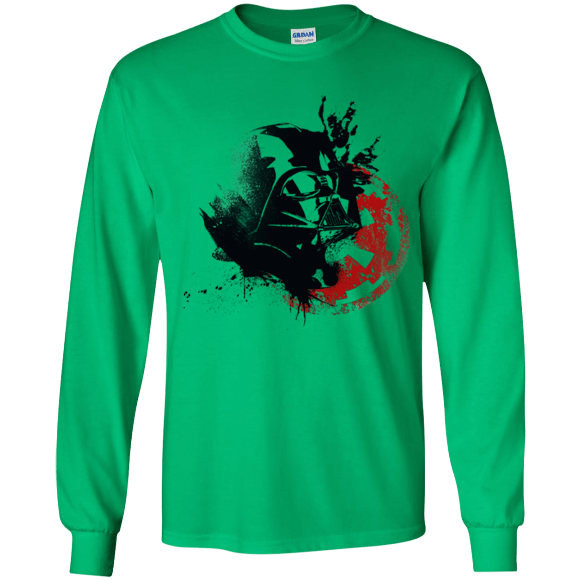 T-Shirts Irish Green / YS Darth V Youth Long Sleeve T-Shirt