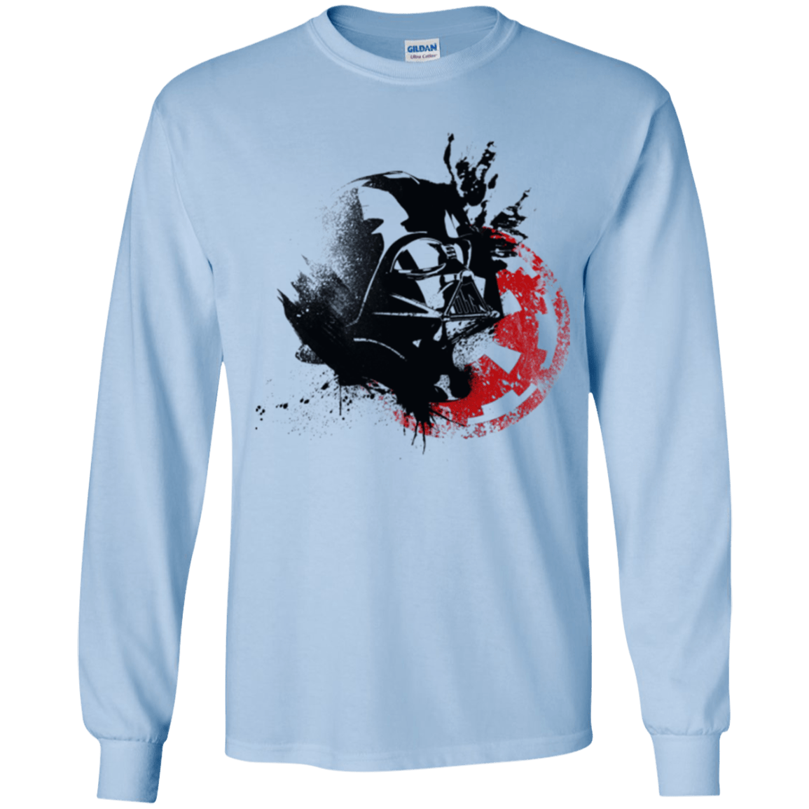 T-Shirts Light Blue / YS Darth V Youth Long Sleeve T-Shirt