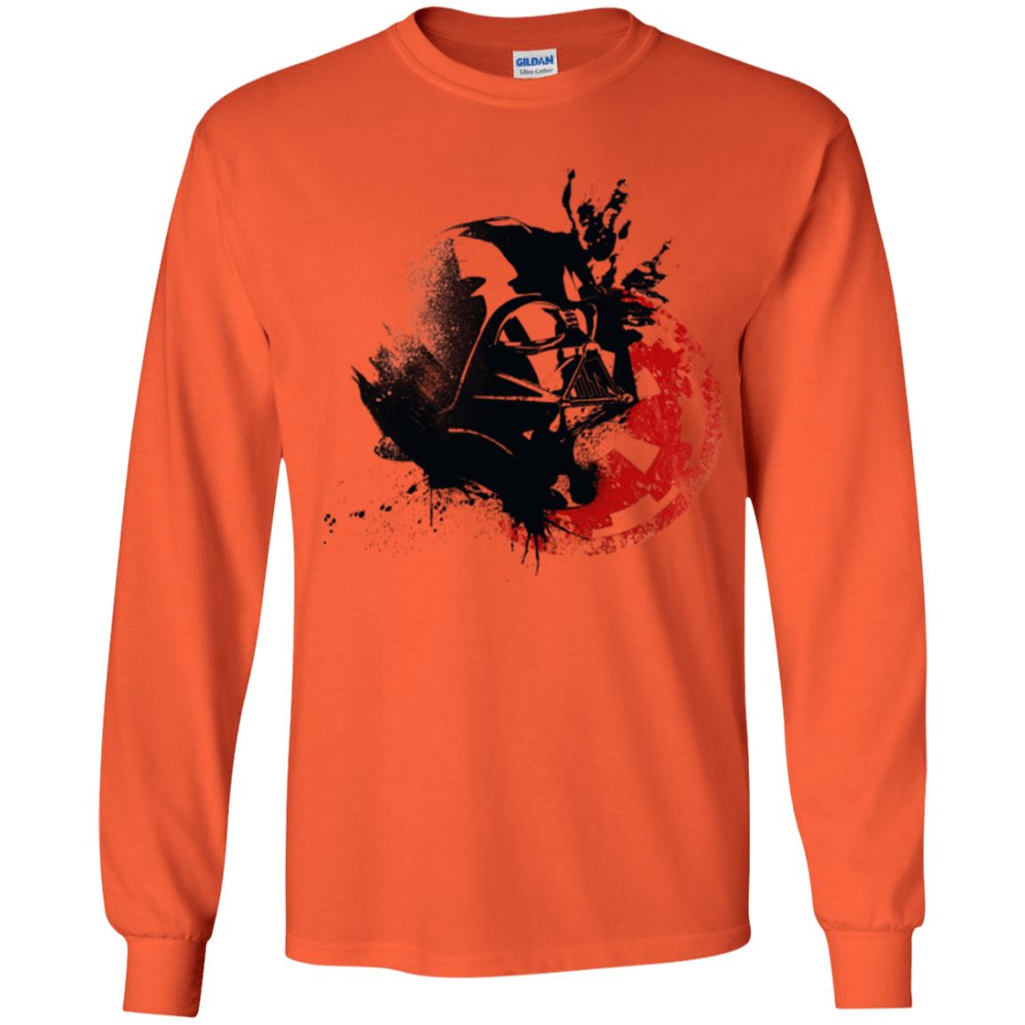 T-Shirts Orange / YS Darth V Youth Long Sleeve T-Shirt
