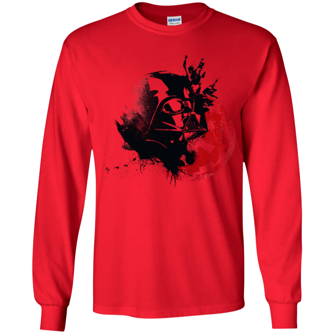 T-Shirts Red / YS Darth V Youth Long Sleeve T-Shirt