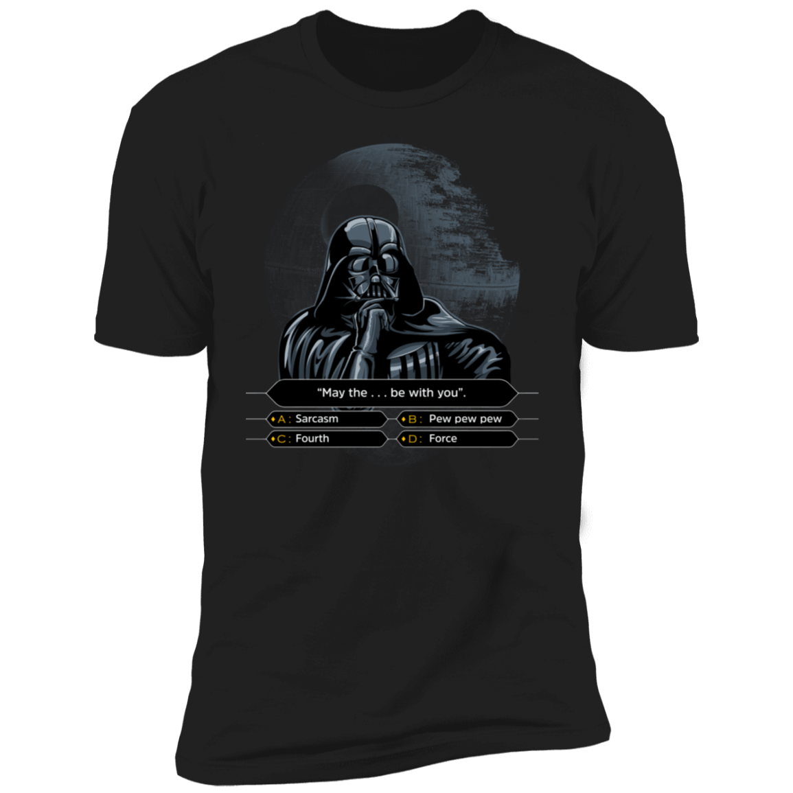 T-Shirts Black / X-Small Darth Wants To Be A Millionaire Men's Premium T-Shirt