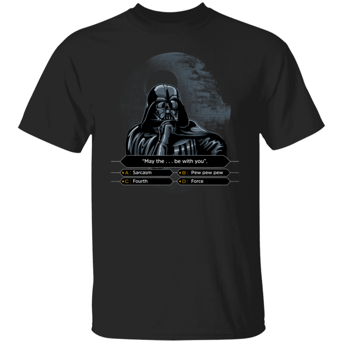 T-Shirts Black / S Darth Wants To Be A Millionaire T-Shirt