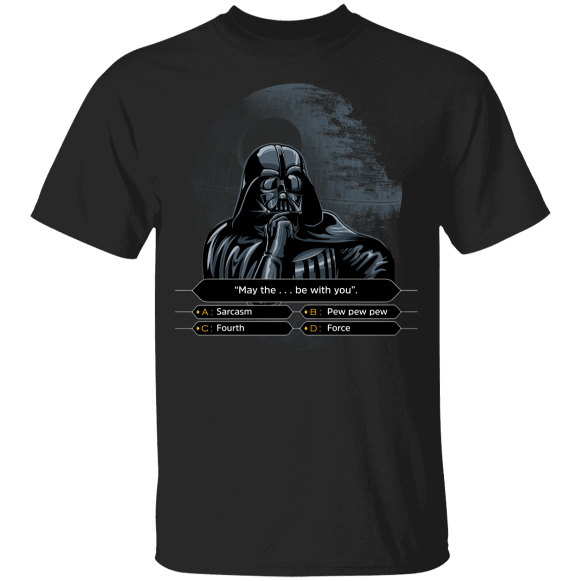 T-Shirts Black / YXS Darth Wants To Be A Millionaire Youth T-Shirt
