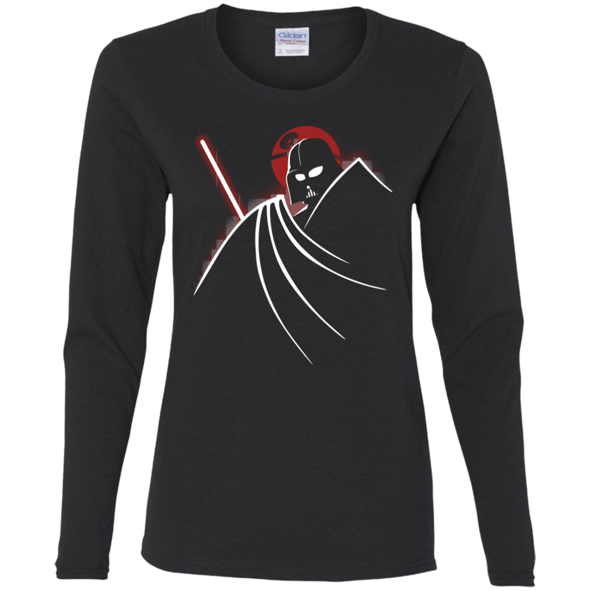 T-Shirts Black / S Darthman Women's Long Sleeve T-Shirt