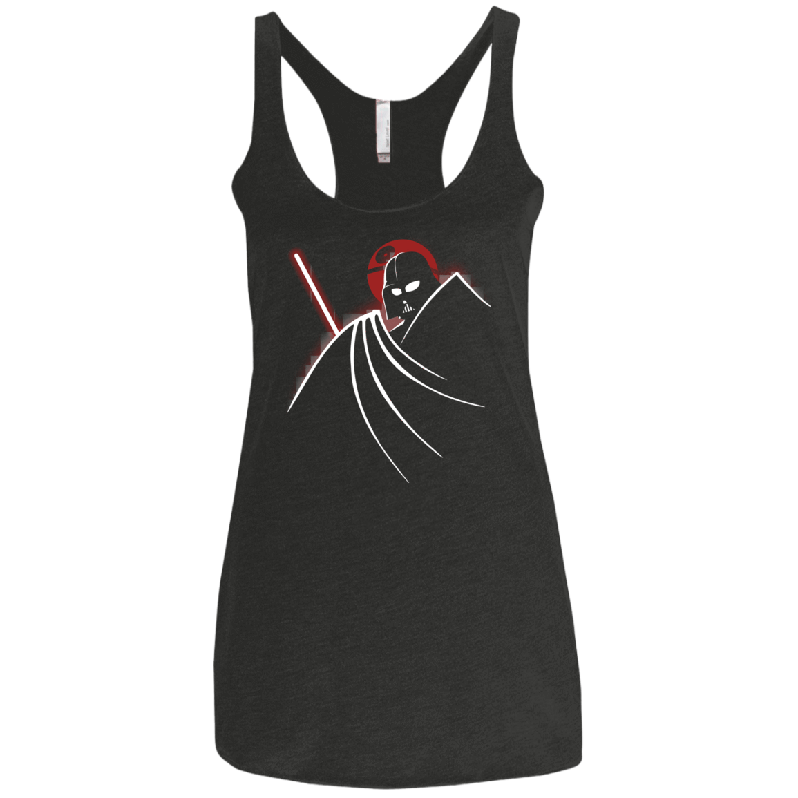 T-Shirts Vintage Black / X-Small Darthman Women's Triblend Racerback Tank
