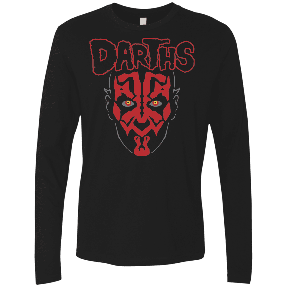 T-Shirts Black / Small Darths Men's Premium Long Sleeve
