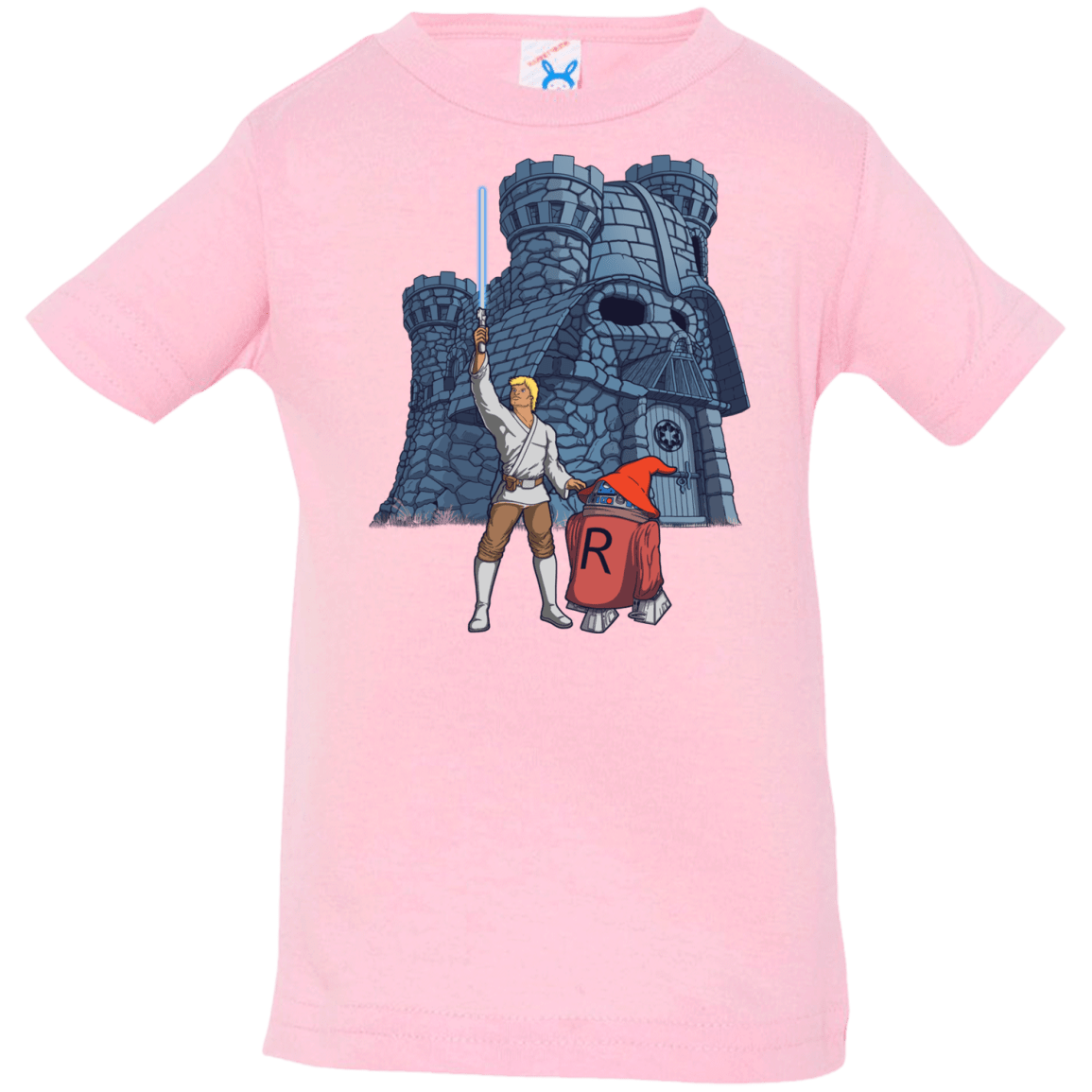 T-Shirts Pink / 6 Months Darthskull Castle Infant Premium T-Shirt