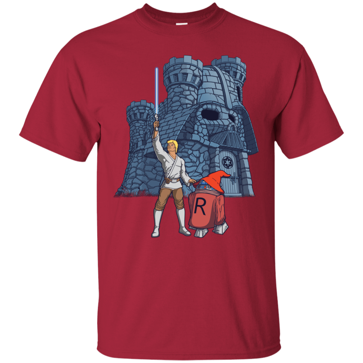 T-Shirts Cardinal / S Darthskull Castle T-Shirt