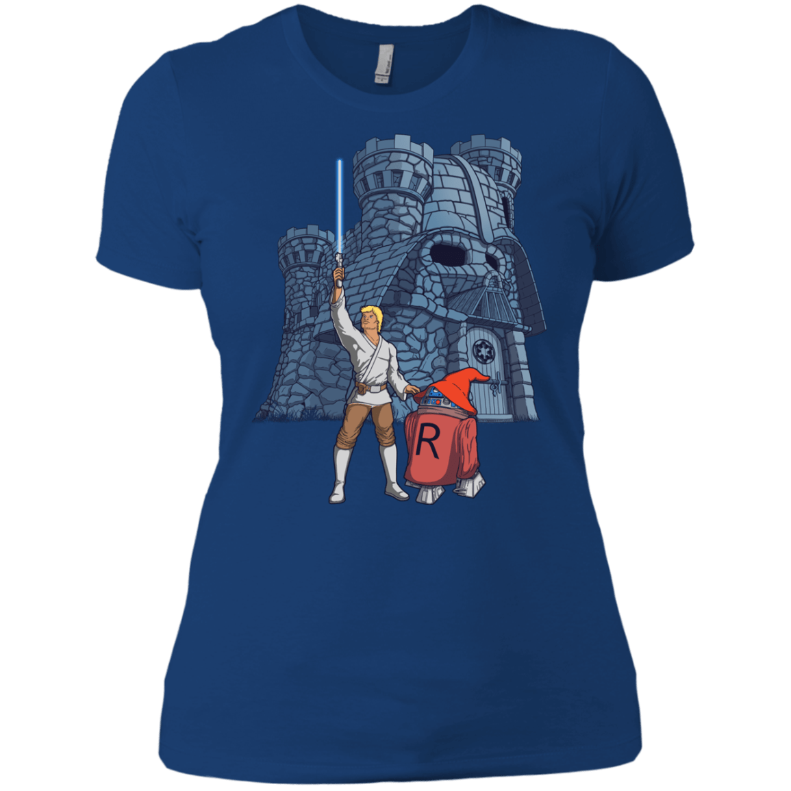 T-Shirts Royal / X-Small Darthskull Castle Women's Premium T-Shirt