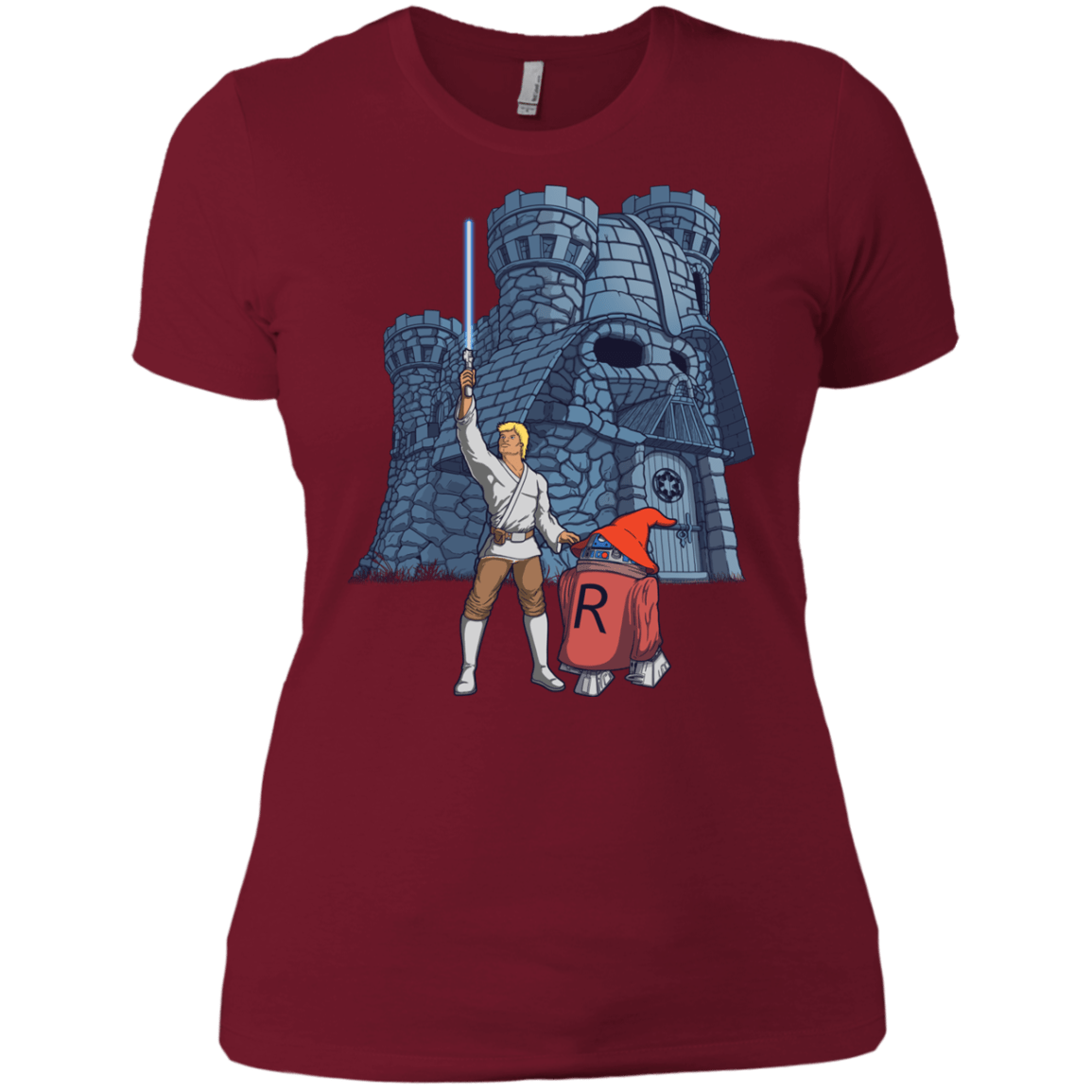 T-Shirts Scarlet / X-Small Darthskull Castle Women's Premium T-Shirt