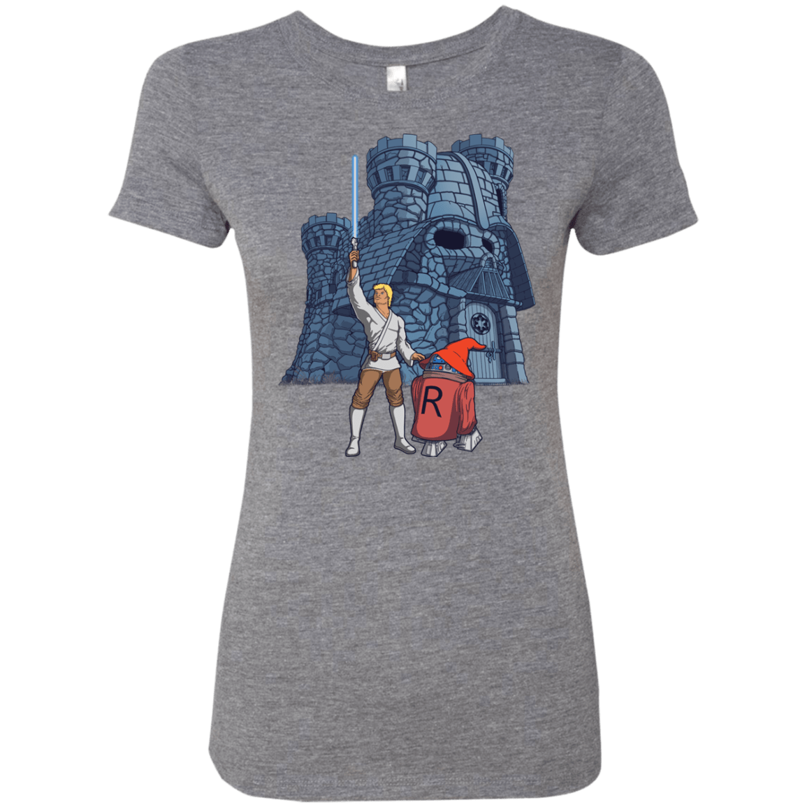 T-Shirts Premium Heather / S Darthskull Castle Women's Triblend T-Shirt