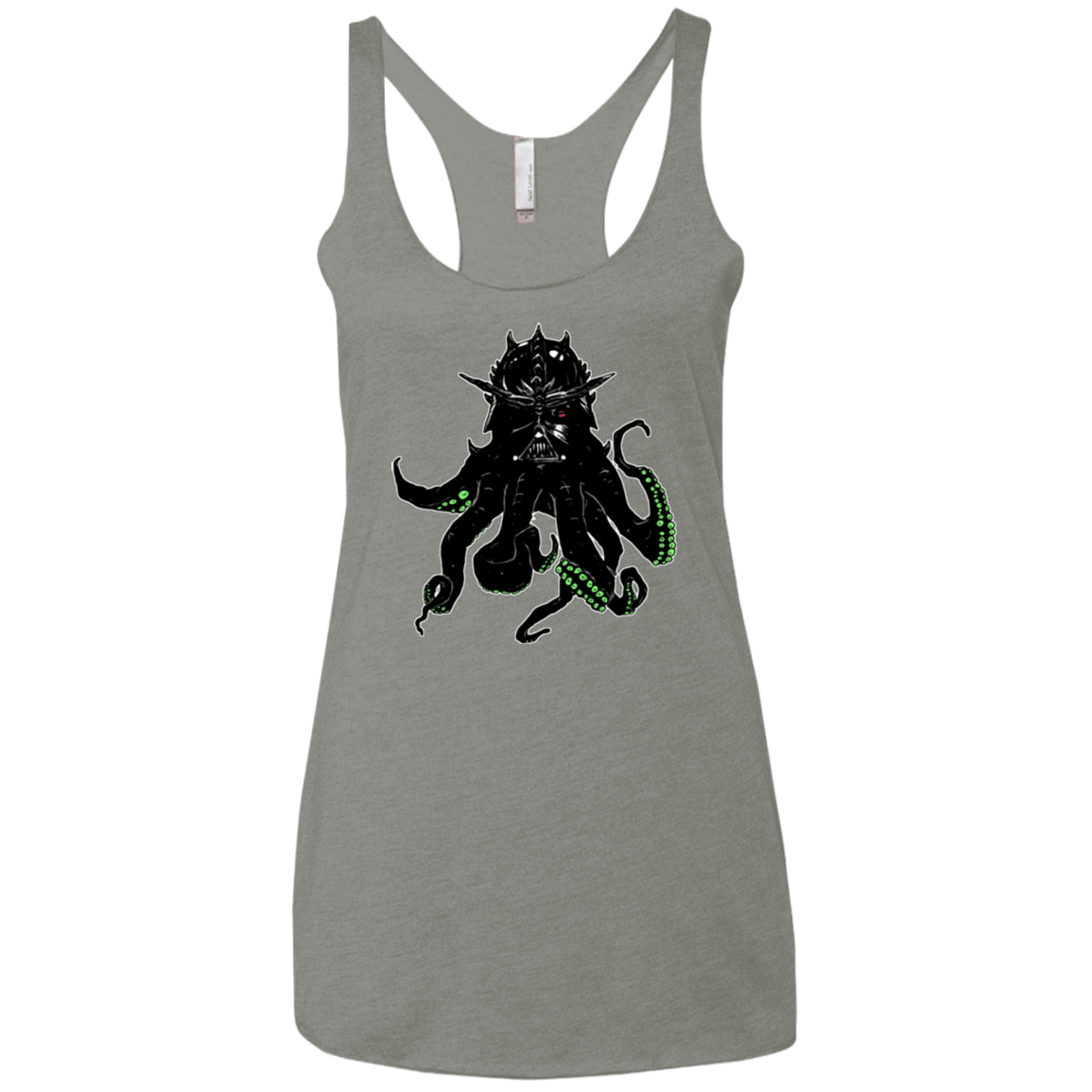 T-Shirts Venetian Grey / X-Small Darthulhu Women's Triblend Racerback Tank