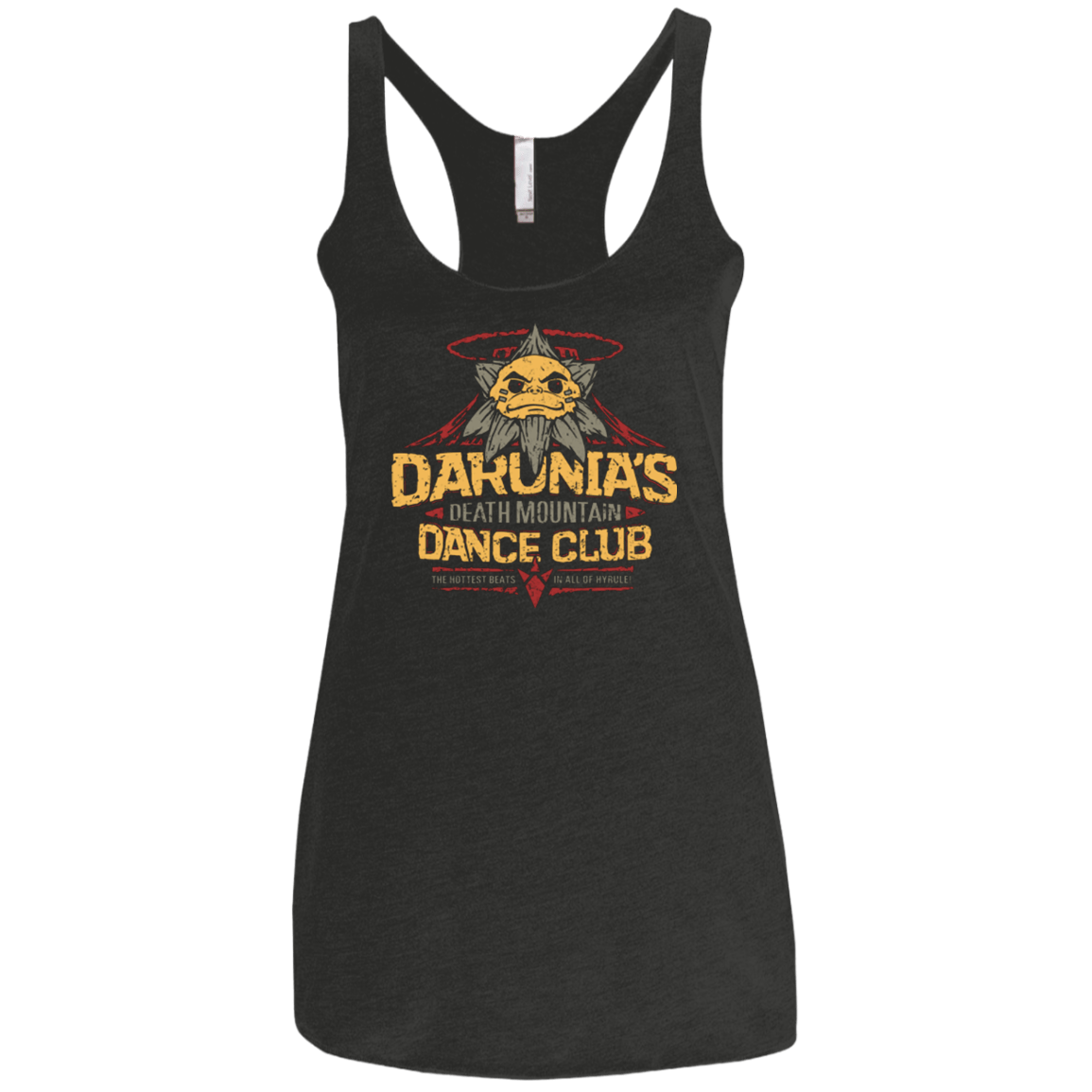T-Shirts Vintage Black / X-Small Darunia Dance Club Women's Triblend Racerback Tank