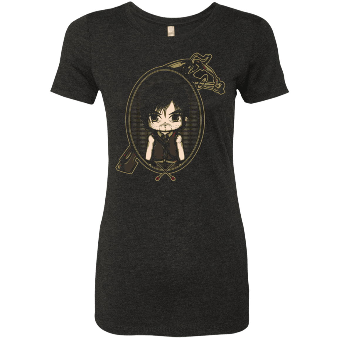T-Shirts Vintage Black / Small Daryl Portrait Women's Triblend T-Shirt