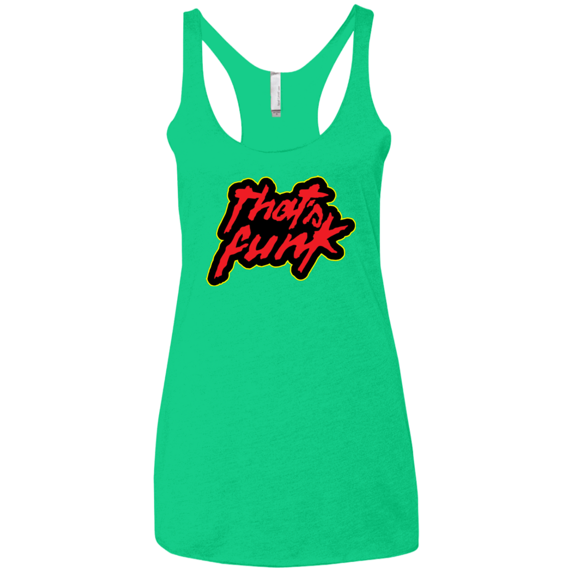 T-Shirts Envy / X-Small Dat Funk Women's Triblend Racerback Tank