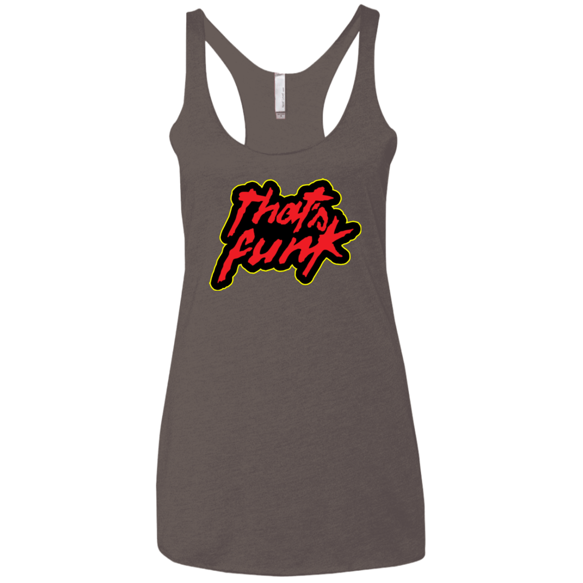 T-Shirts Macchiato / X-Small Dat Funk Women's Triblend Racerback Tank