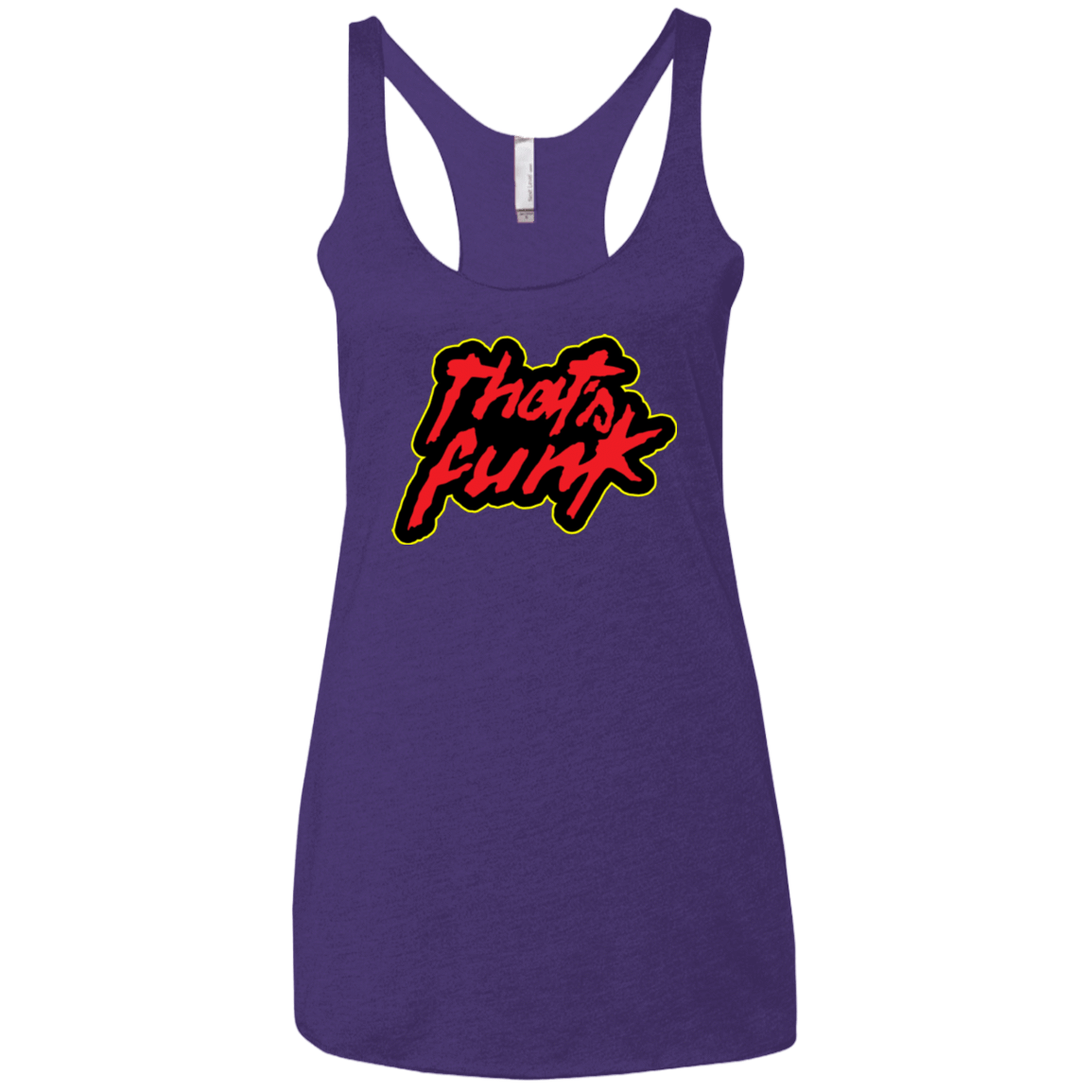 T-Shirts Purple / X-Small Dat Funk Women's Triblend Racerback Tank