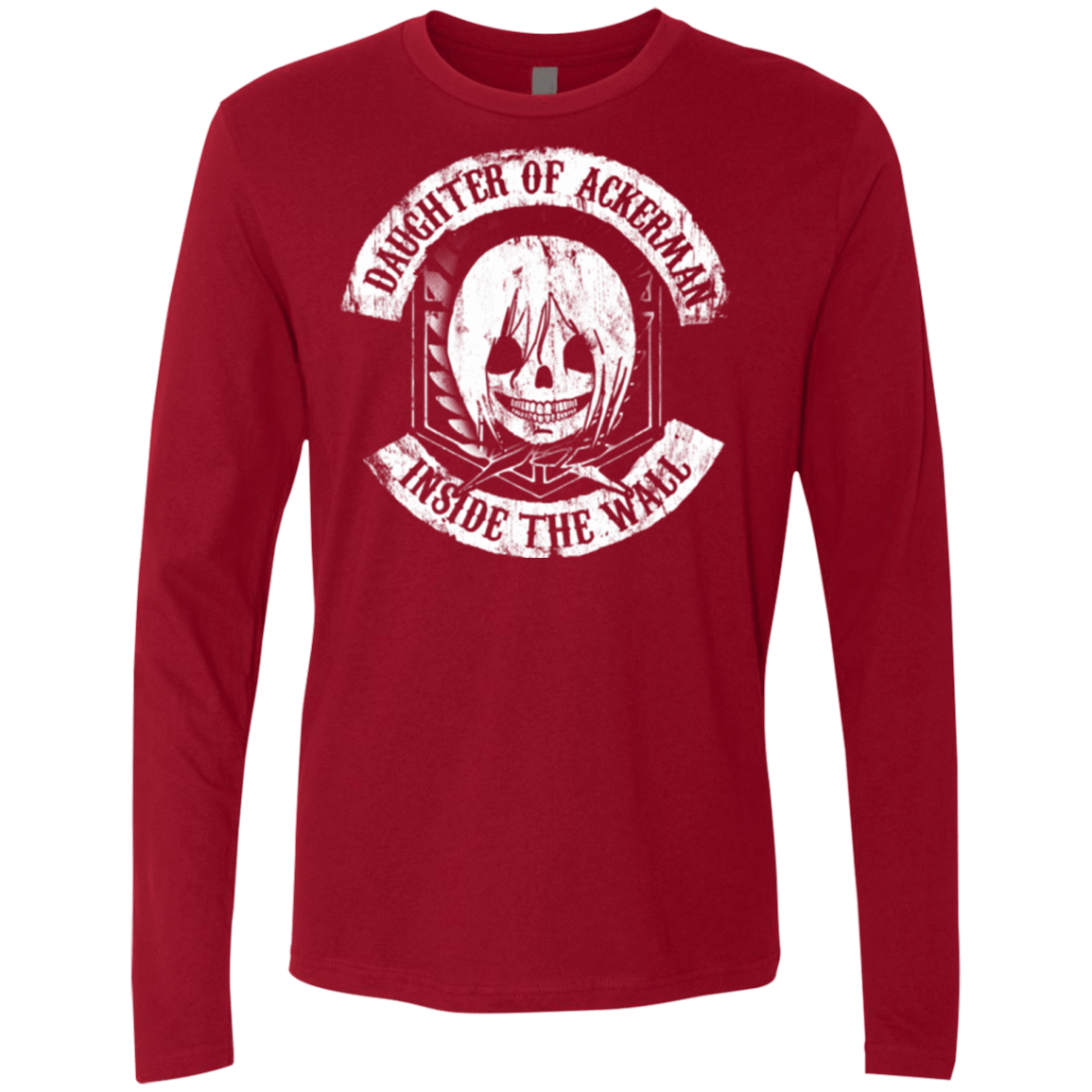 T-Shirts Cardinal / Small Daughter of Ackerman Men's Premium Long Sleeve