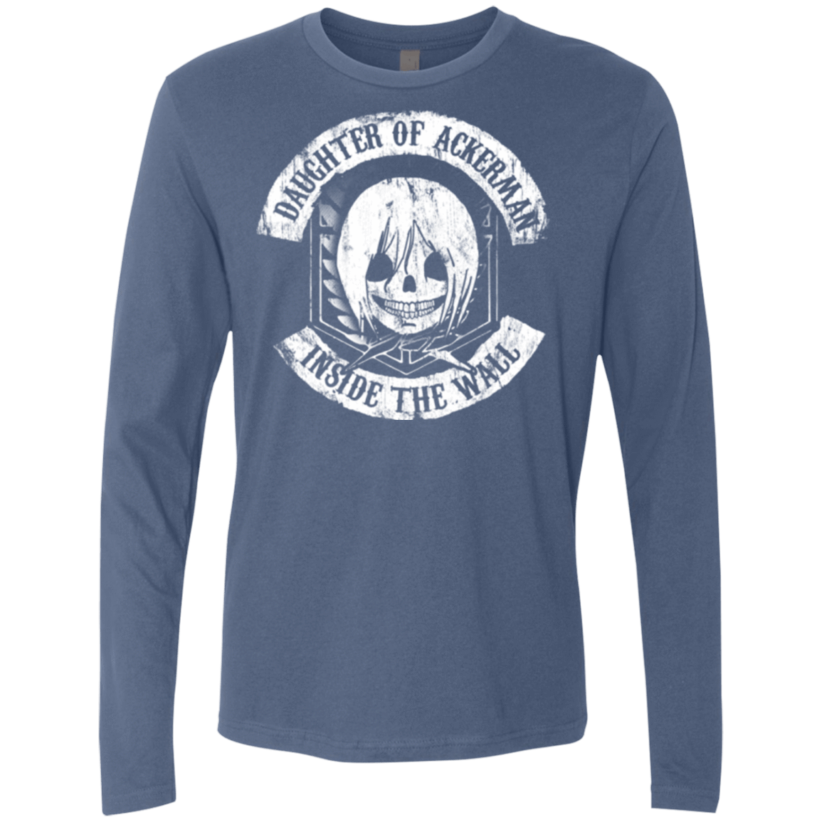 T-Shirts Indigo / Small Daughter of Ackerman Men's Premium Long Sleeve