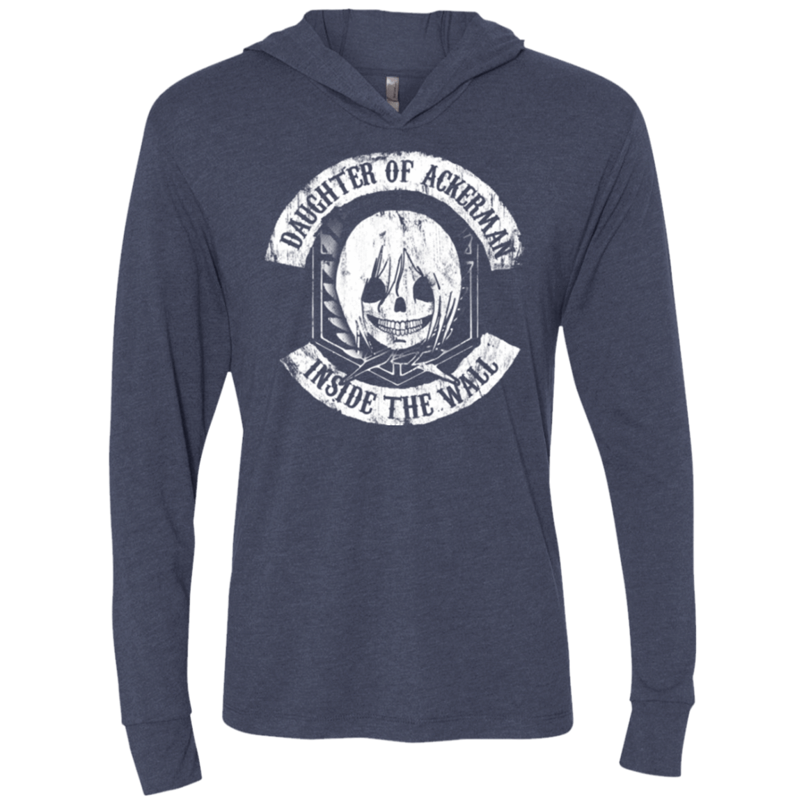 T-Shirts Vintage Navy / X-Small Daughter of Ackerman Triblend Long Sleeve Hoodie Tee