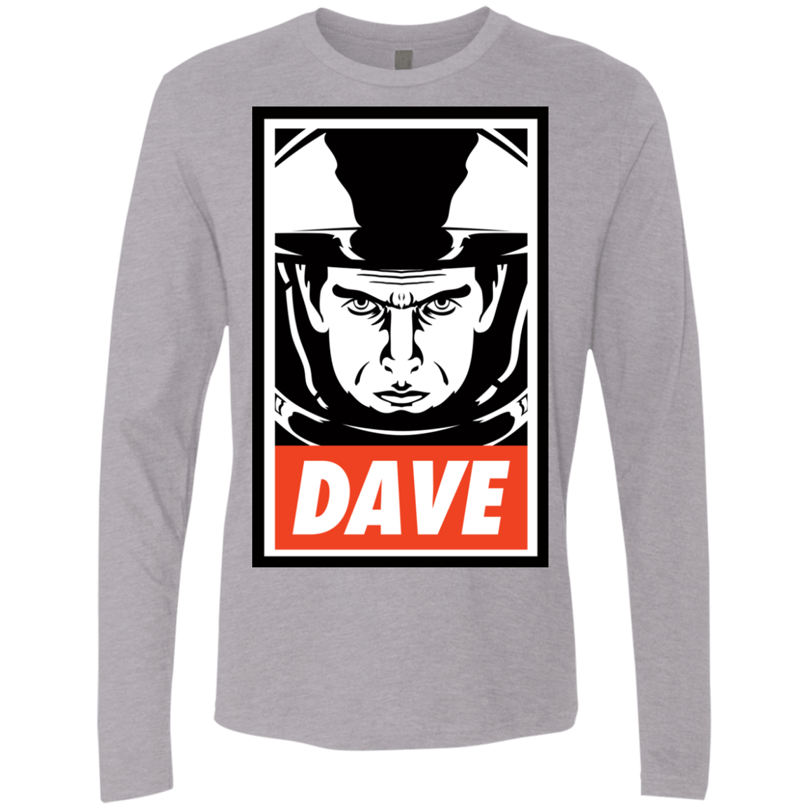 T-Shirts Heather Grey / Small Dave Men's Premium Long Sleeve