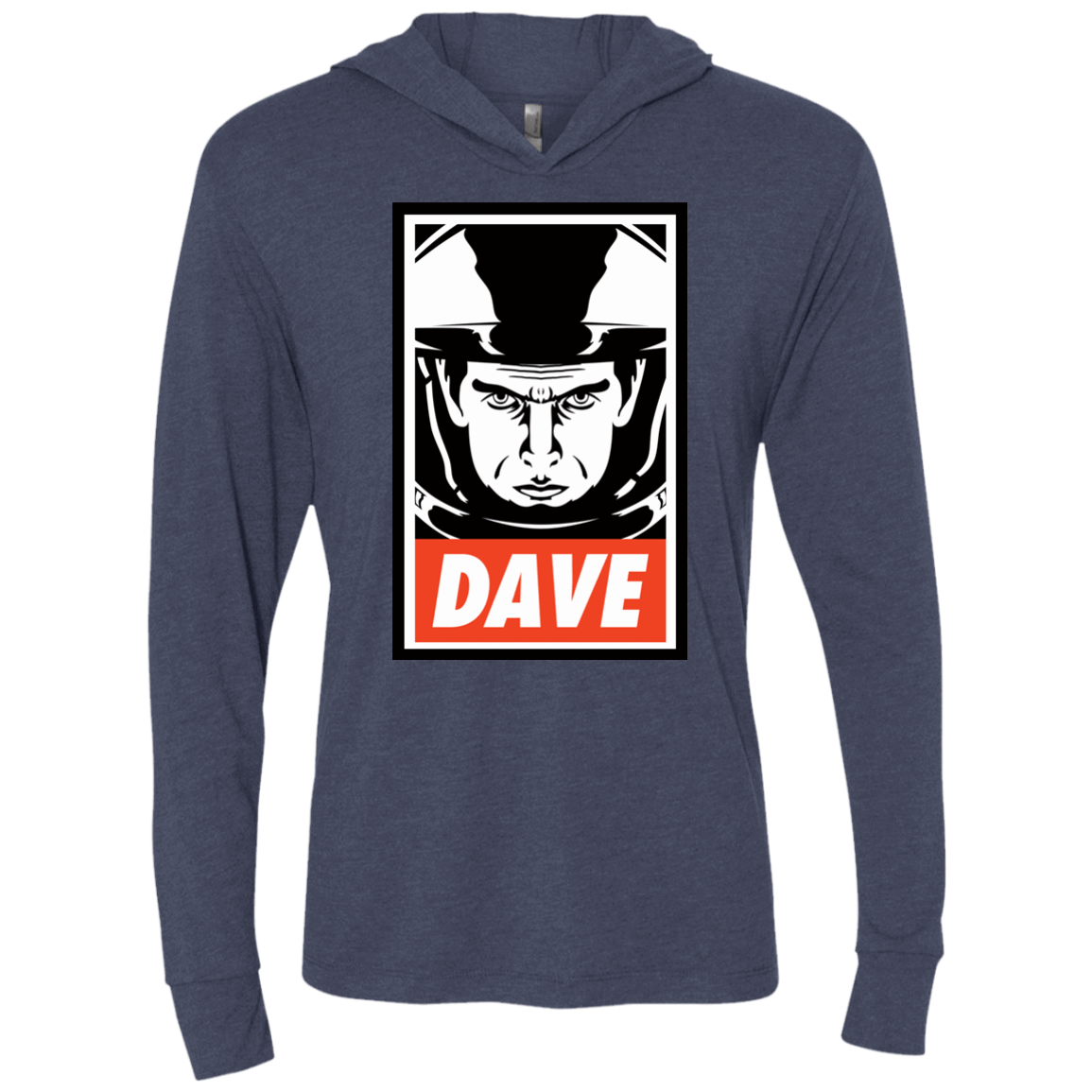 T-Shirts Vintage Navy / X-Small Dave Triblend Long Sleeve Hoodie Tee