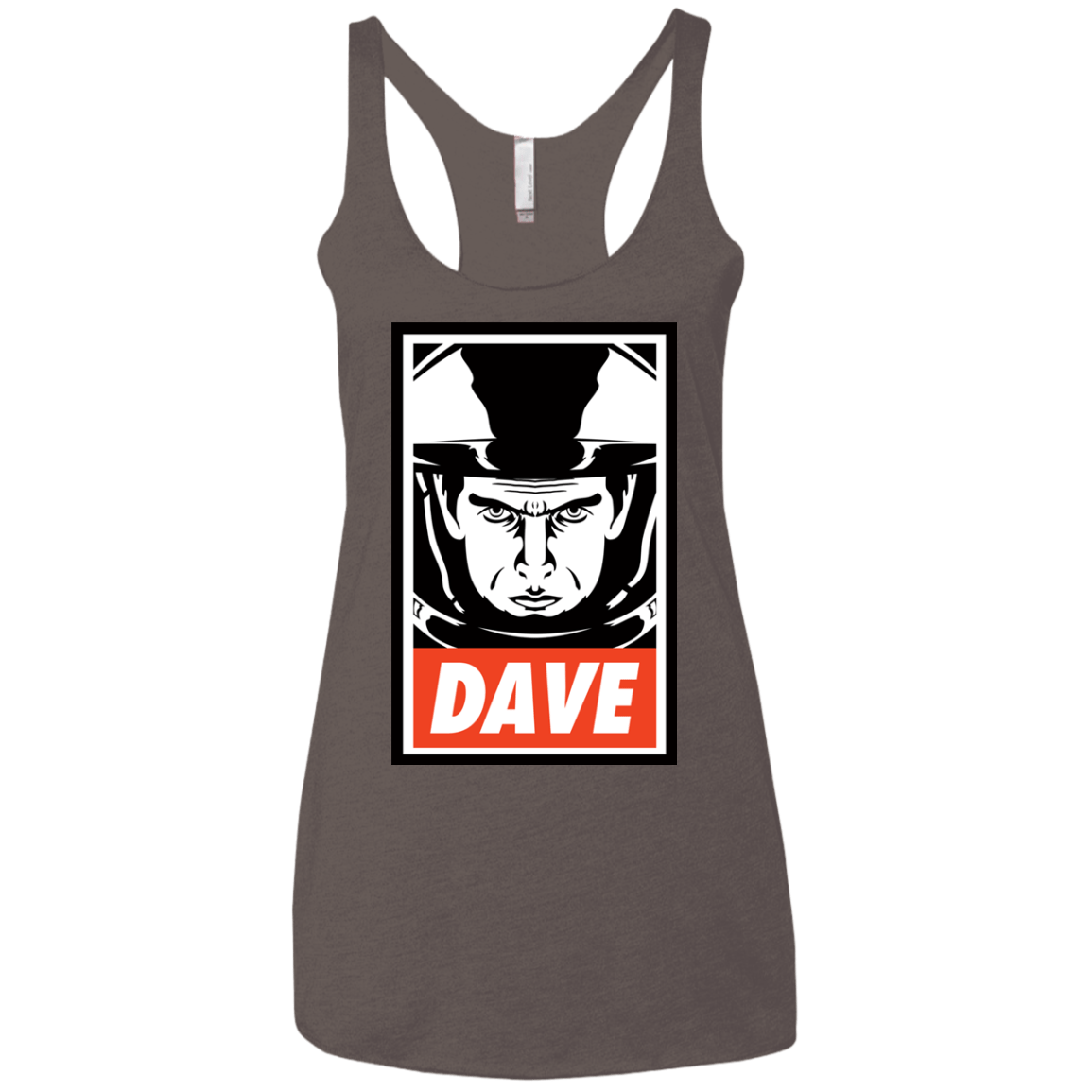 T-Shirts Macchiato / X-Small Dave Women's Triblend Racerback Tank