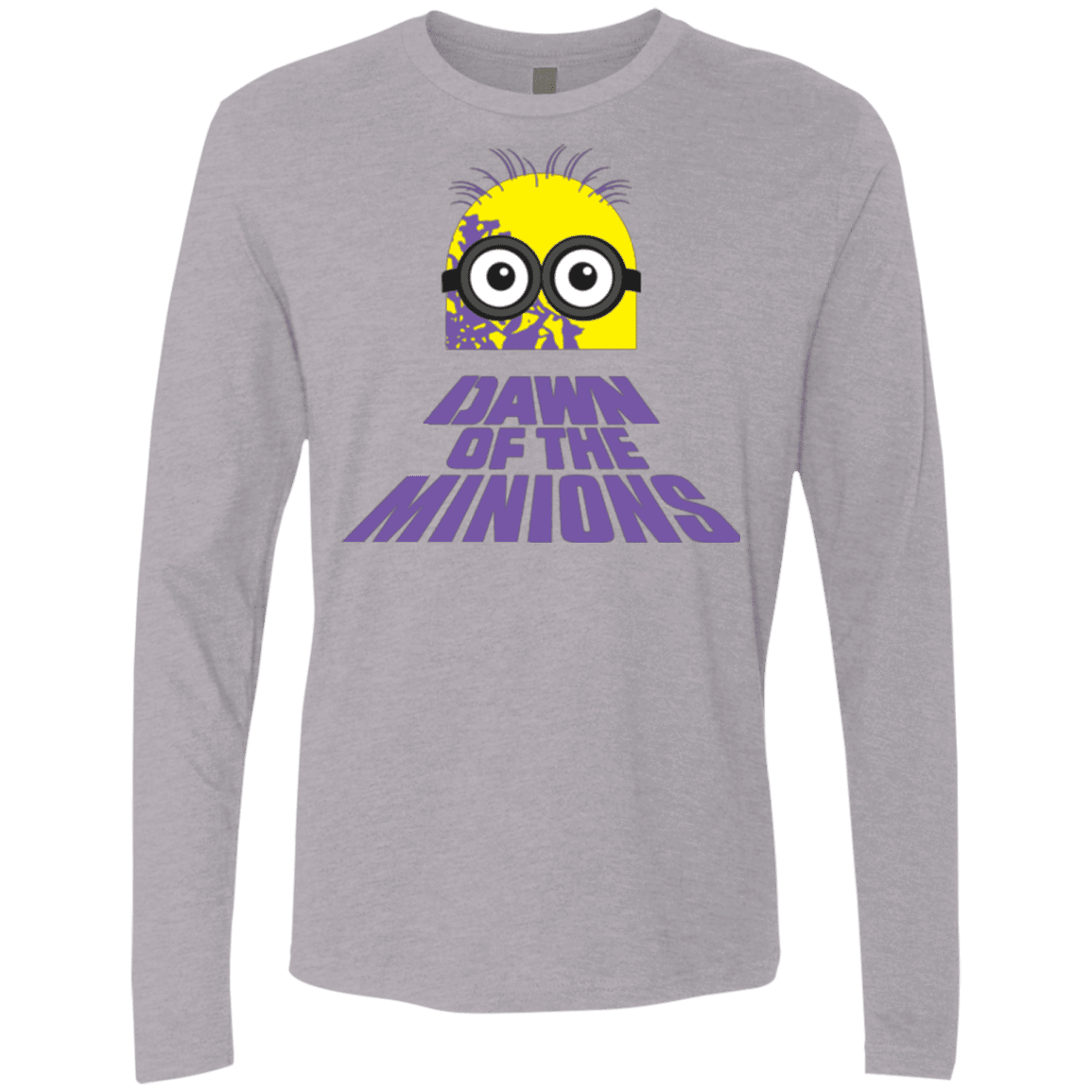 T-Shirts Heather Grey / Small Dawn Minion Men's Premium Long Sleeve