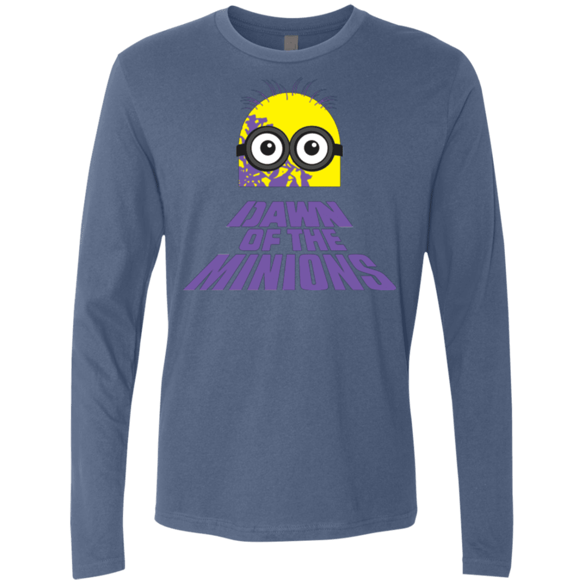 T-Shirts Indigo / Small Dawn Minion Men's Premium Long Sleeve
